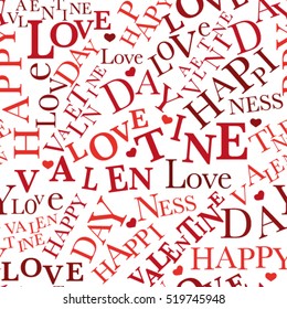 Pattern background st.Valentine day, vector illustration
