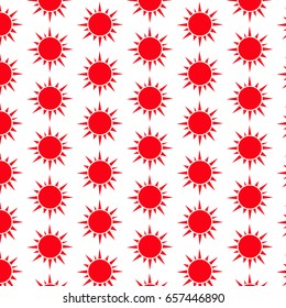 Pattern background Sun Icon