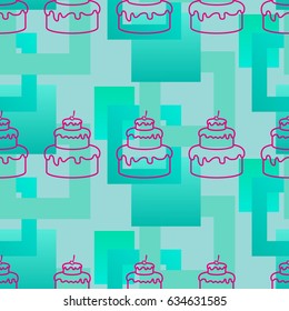 Pattern. Background texture. cakes