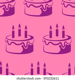 Pattern. Background texture. cakes, ice cream, coffee, croissant.