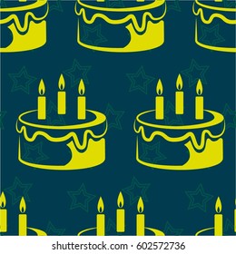 Pattern. Background texture. cakes, ice cream, coffee, croissant.
