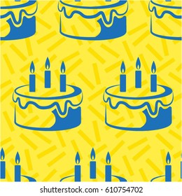 Pattern. Background texture. cakes, ice cream, coffee, croissant.