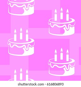 Pattern. Background texture. cakes, ice cream, coffee, croissant.