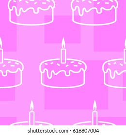 Pattern. Background texture. cakes, ice cream, coffee, croissant.