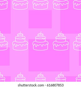 Pattern. Background texture. cakes, ice cream, coffee, croissant.