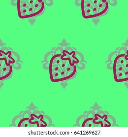 Pattern. Background texture. cakes, ice cream, coffee, croissant.