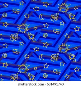 Pattern. Background texture. cakes, ice cream, coffee, croissant.