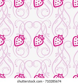 Pattern. Background texture. cakes, ice cream, coffee, croissant.