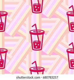 Pattern. Background texture. Cocktail, drink, juice, glass.