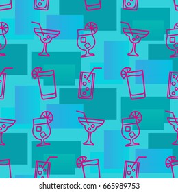 Pattern Background texture. Cocktail, drink,or juice. 