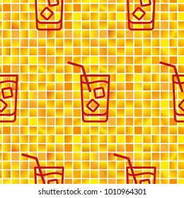 Pattern. Background texture. Cocktail, shake, drink, juice, glass.