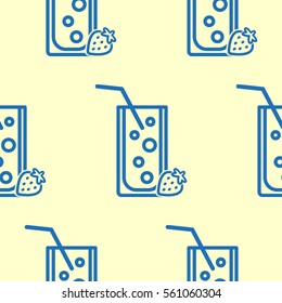 Pattern. Background texture. Cocktail, shake, drink, juice, glass.