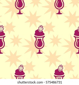 Pattern. Background texture. Cocktail, shake, drink, juice, glass.