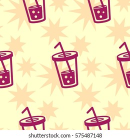 Pattern. Background texture. Cocktail, shake, drink, juice, glass.