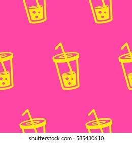 Pattern. Background texture. Cocktail, shake, drink, juice, glass.