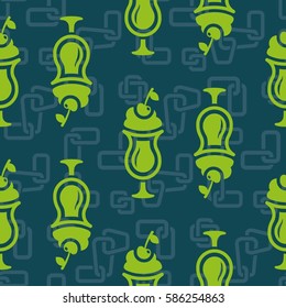 Pattern. Background texture. Cocktail, shake, drink, juice, glass.