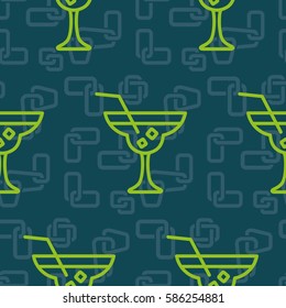 Pattern. Background texture. Cocktail, shake, drink, juice, glass.