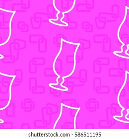 Pattern. Background texture. Cocktail, shake, drink, juice, glass.