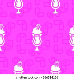 Pattern. Background texture. Cocktail, shake, drink, juice, glass.