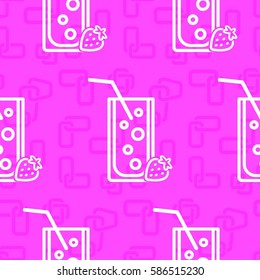 Pattern. Background texture. Cocktail, shake, drink, juice, glass.