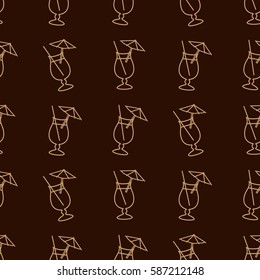 Pattern. Background texture. Cocktail, shake, drink, juice, glass.