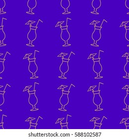 Pattern. Background texture. Cocktail, shake, drink, juice, glass.
