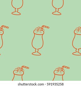Pattern. Background texture. Cocktail, shake, drink, juice, glass.