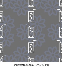 Pattern. Background texture. Cocktail, shake, drink, juice, glass.