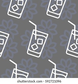 Pattern. Background texture. Cocktail, shake, drink, juice, glass.