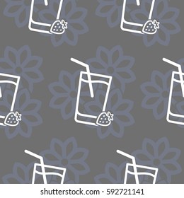 Pattern. Background texture. Cocktail, shake, drink, juice, glass.