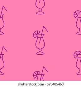 Pattern. Background texture. Cocktail, shake, drink, juice, glass.