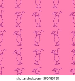 Pattern. Background texture. Cocktail, shake, drink, juice, glass.