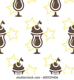 Pattern. Background texture. Cocktail, shake, drink, juice, glass.