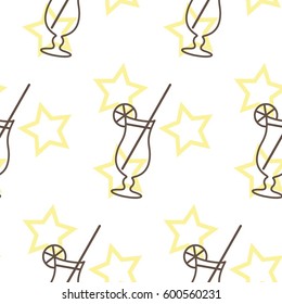 Pattern. Background texture. Cocktail, shake, drink, juice, glass.