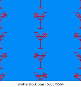 Pattern. Background texture. Cocktail, shake, drink, juice, glass.