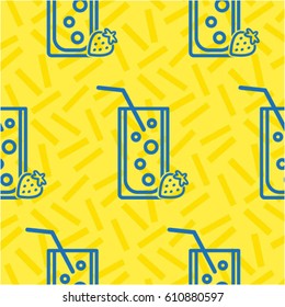 Pattern. Background texture. Cocktail, shake, drink, juice, glass.