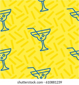 Pattern. Background texture. Cocktail, shake, drink, juice, glass.