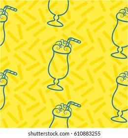 Pattern. Background texture. Cocktail, shake, drink, juice, glass.
