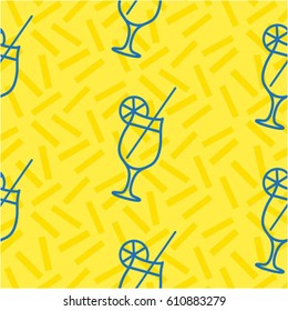 Pattern. Background texture. Cocktail, shake, drink, juice, glass.