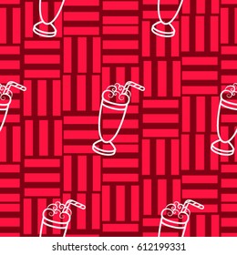 Pattern. Background texture. Cocktail, shake, drink, juice, glass.