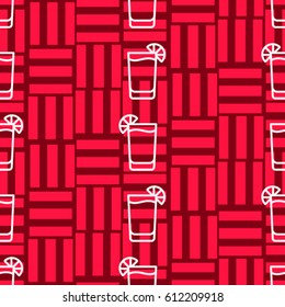 Pattern. Background texture. Cocktail, shake, drink, juice, glass.
