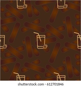 Pattern. Background texture. Cocktail, shake, drink, juice, glass.