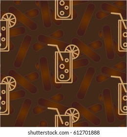 Pattern. Background texture. Cocktail, shake, drink, juice, glass.