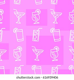 Pattern. Background texture. Cocktail, shake, drink, juice, glass.