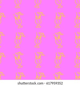 Pattern. Background texture. Cocktail, shake, drink, juice, glass.