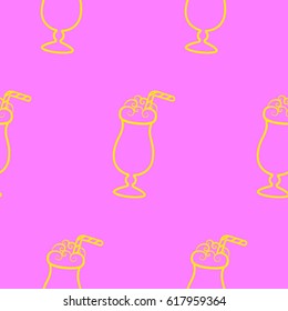 Pattern. Background texture. Cocktail, shake, drink, juice, glass.