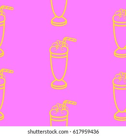 Pattern. Background texture. Cocktail, shake, drink, juice, glass.