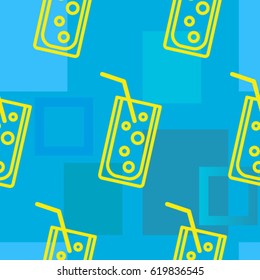 Pattern. Background texture. Cocktail, shake, drink, juice, glass.