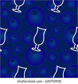 Pattern. Background texture. Cocktail, shake, drink, juice, glass.
