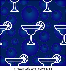 Pattern. Background texture. Cocktail, shake, drink, juice, glass.